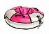 Санки надувные Тюбинг Элит розовый, диаметр 105 см.  - миниатюра №1